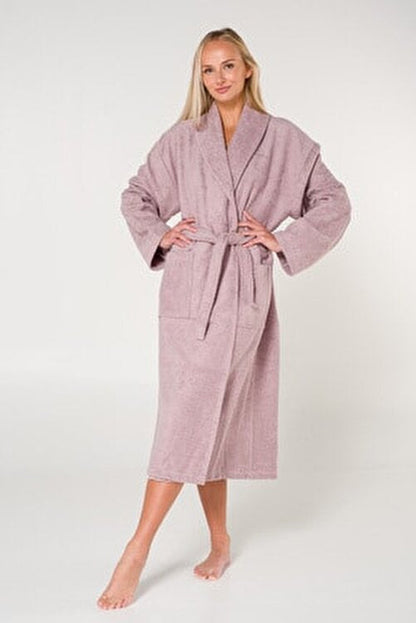 Unisex Plain And Cotton Bathrobe