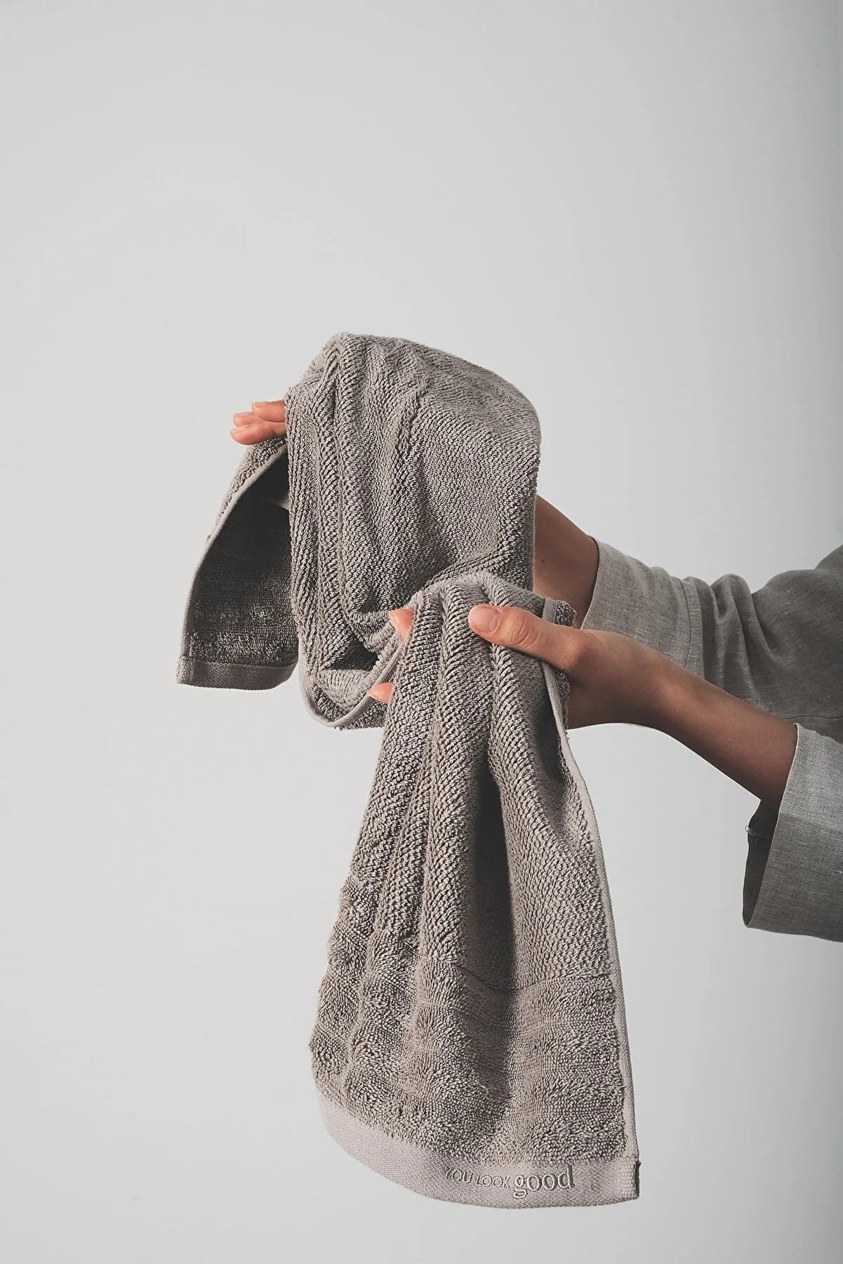 1Bath&1Face  Lapis 404 Set  Soft Modern Cotton 50x90 & 70x140 cm