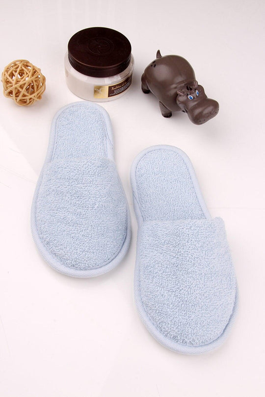 Towel Cotton House&Bathroom Slippers Blue