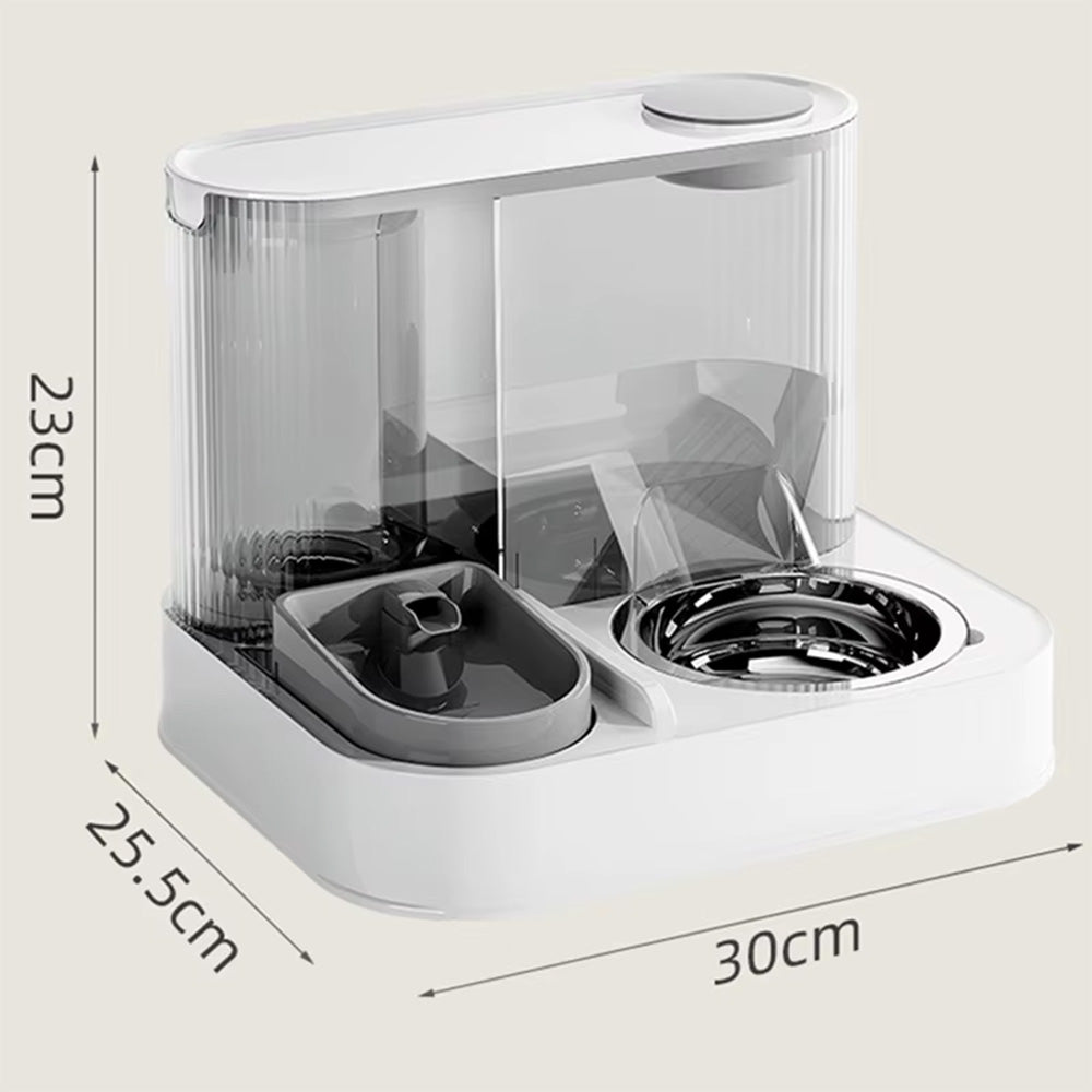 2-in-1 Pet Feeder & Water Dispenser