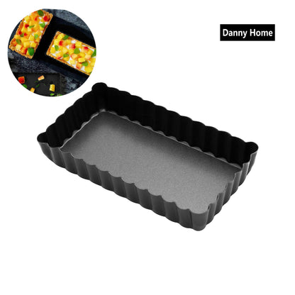 Danny Home 1-Pcs Carbon Steel Premium quality , Non-stick Detachable Mini Rectangular Loaf Pan 11.4cm