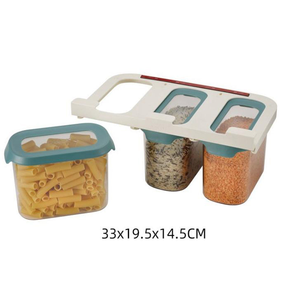 Under-Shelf Food Storage Container Set of 3 Pcs