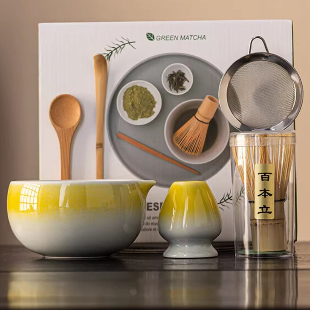 5-Pcs Handmade Matcha Tea Kit Set
