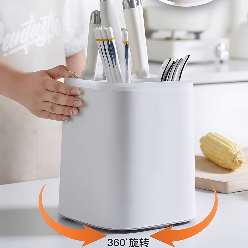 Rotary Cutlery & Utensil Holder