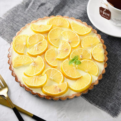 Danny Home Carbon Steel Premium quality , Non-stick Detachable Round Tart Pan 20cm