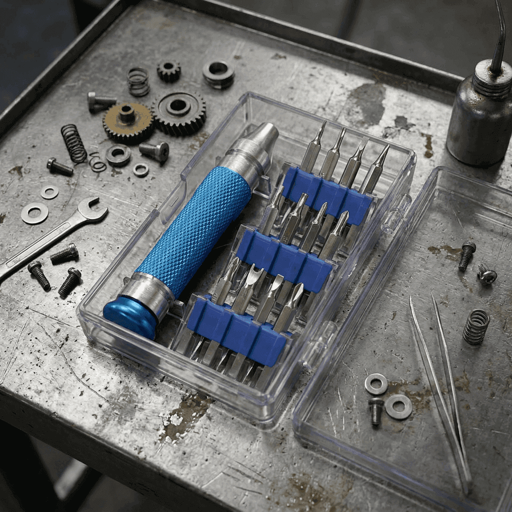 Migros 13-Piece Precision Screwdriver Set With Storage Case