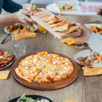 Round Cutting Wooden Board, Cheese Board, Pizza Board