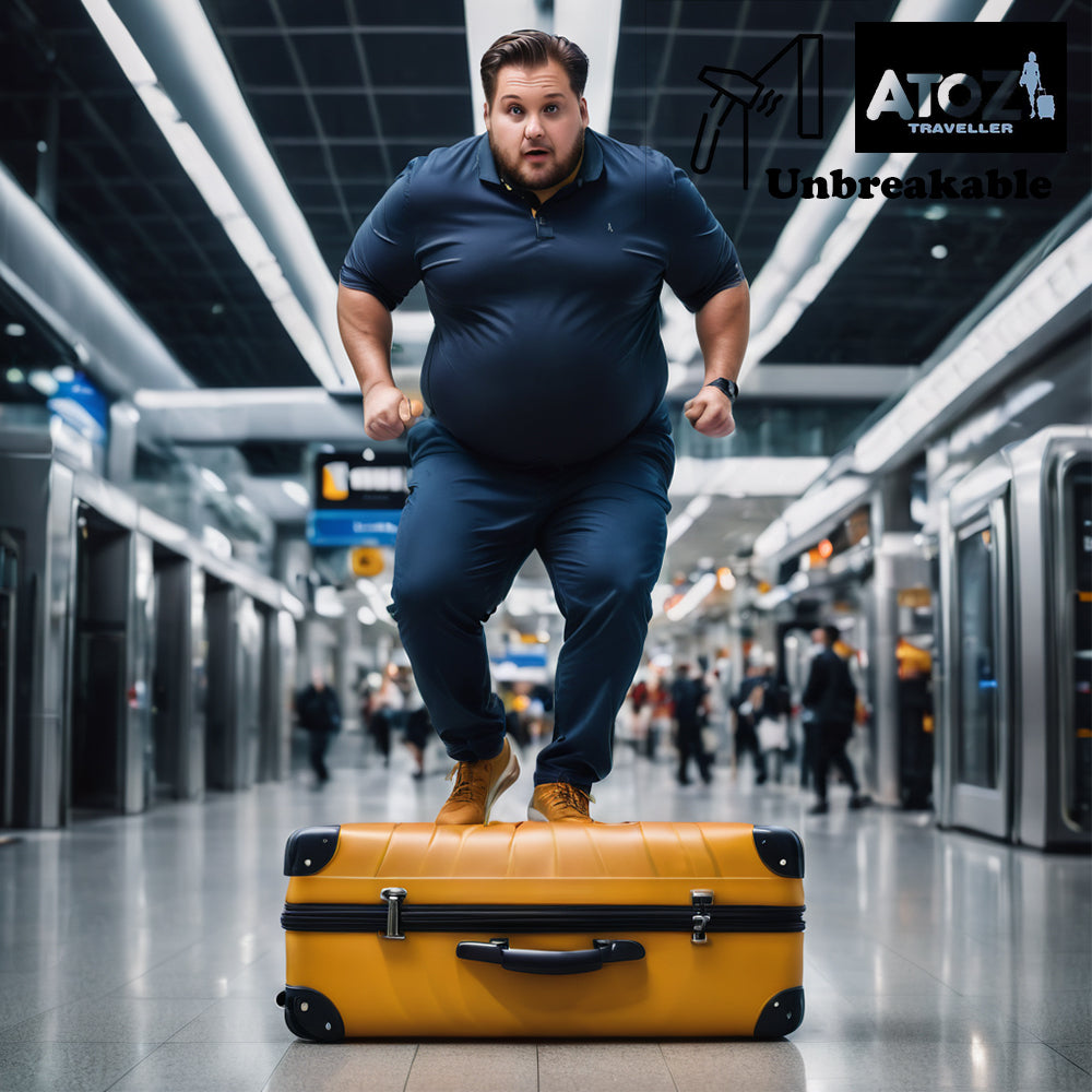 AtoZ Traveler, PP 100% Unbreakable Luggage Set of 3 Pcs,