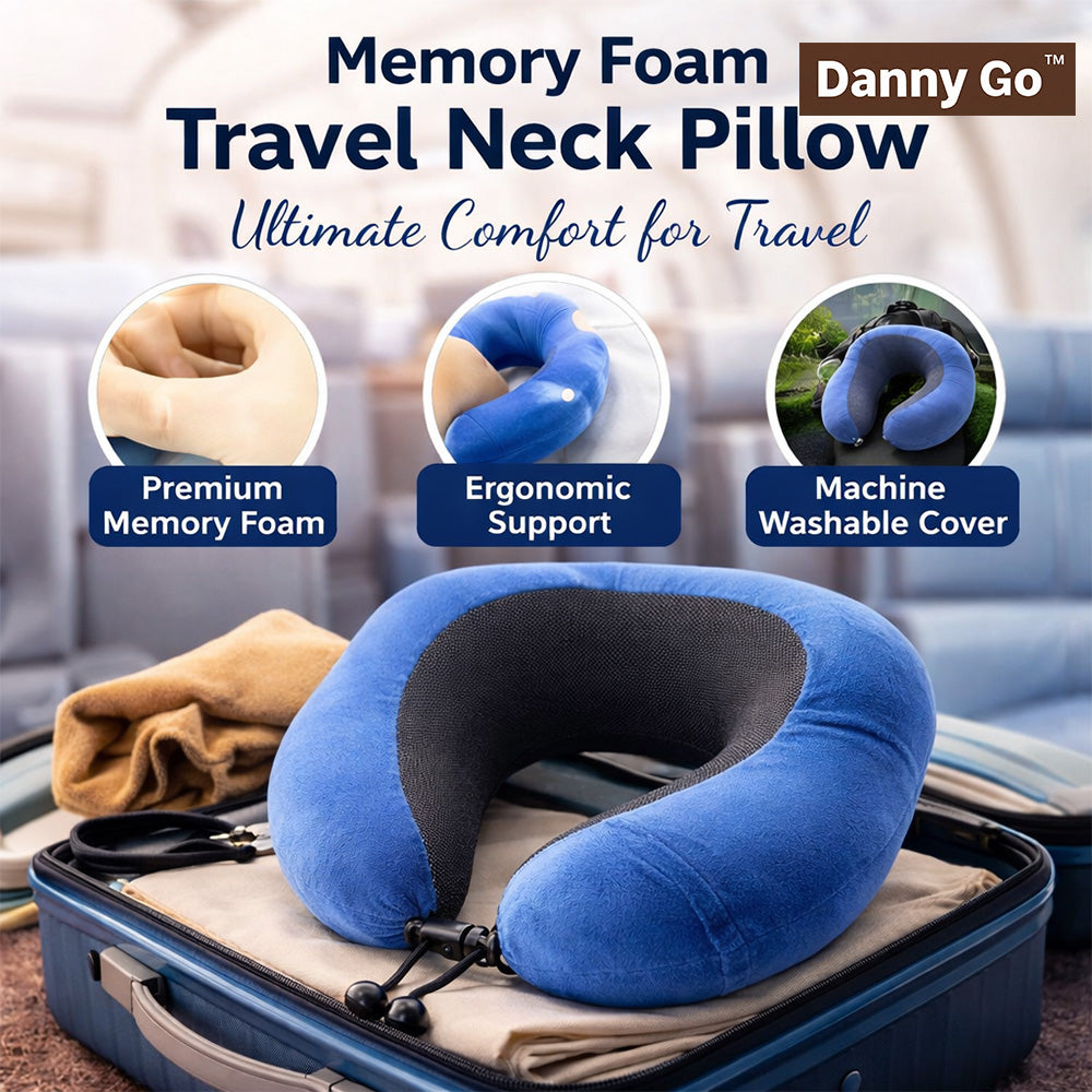 Danny Go Memory Foam Travel Neck Pillow DT002C
