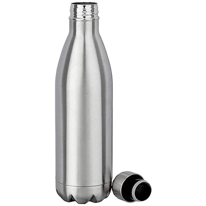 Stainless Steel Double Wall Vacuum Insulated Flask Water Bottle – Silver