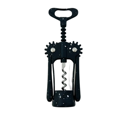 Premium Metal Corkscrew with Bottle Opener Black Granite