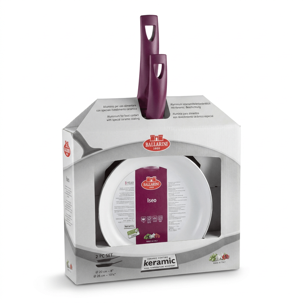 Ballarini Ceramic Frying Pan Set – 20 cm & 26 cm