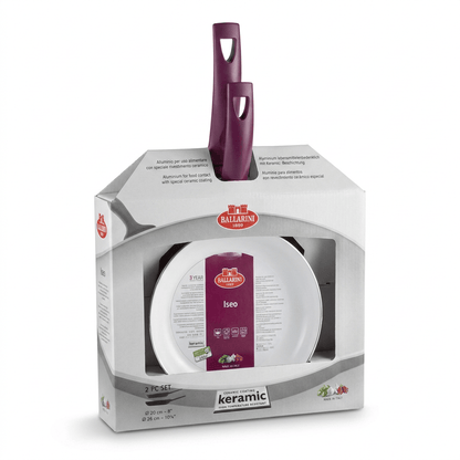 Ballarini Ceramic Frying Pan Set – 20 cm & 26 cm