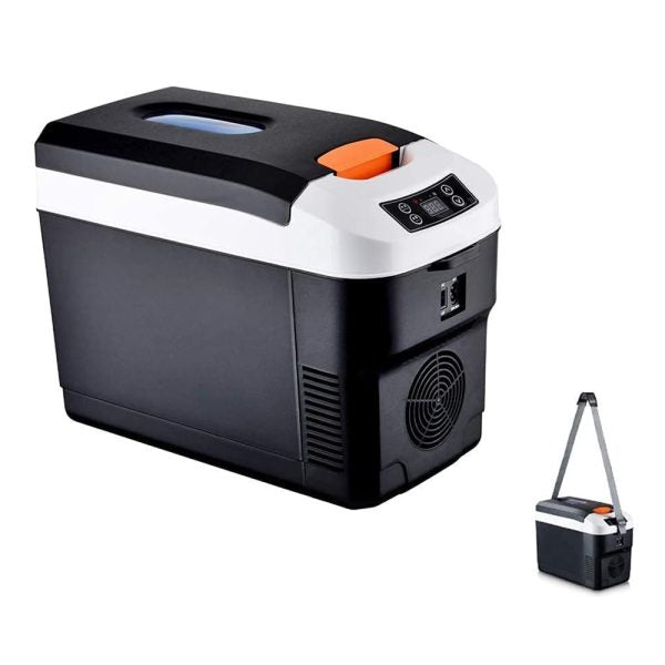 Mini Fridge for Car, with Cooler and Warmer, 10 Liter Capacity with 12V Car Charger & Plug