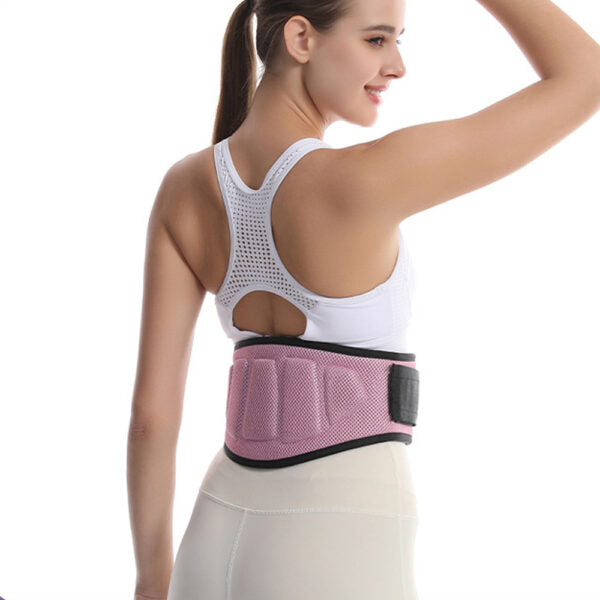 Adjustable Back Support Exercise Belt With Heavy-Duty Metal Locking Buckle for Men & Women