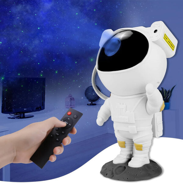 Astronaut Galaxy Star Laser Projector with Remote Control and 360°Adjustable