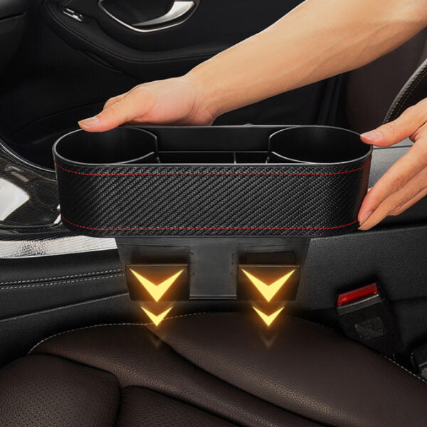 Microfiber Design Car Cup Holder Car Seat Organizer