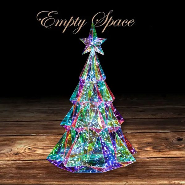 Colorful Rainbow Lighted Up LED Christmas Tree