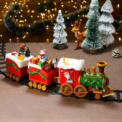 Decoration Around The Tree Christmas Delight Train Set With Lights And Sounds