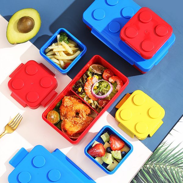 Brick Design Stackable Lunch Box Container