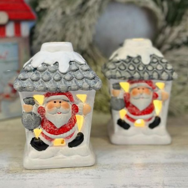 Ceramic Christmas Decoration With Light