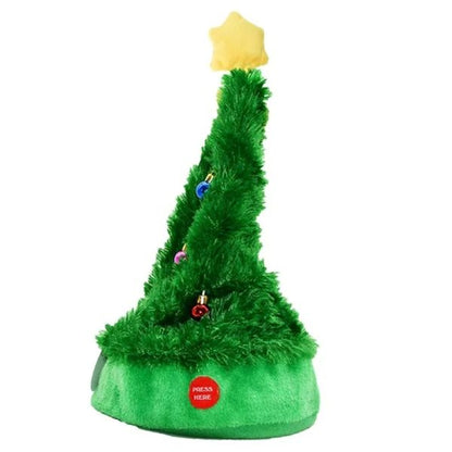 Dancing Animated Christmas Tree Hat