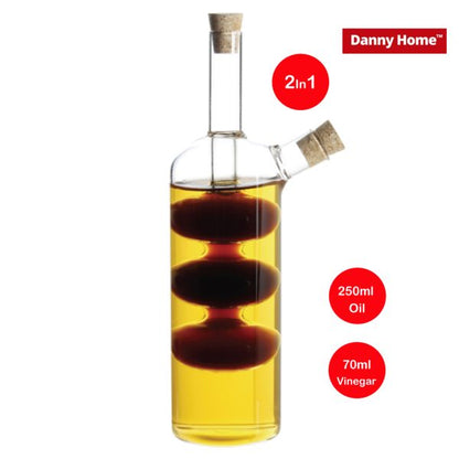 Oil & Vinegar Bottle 2 in 1 350ml