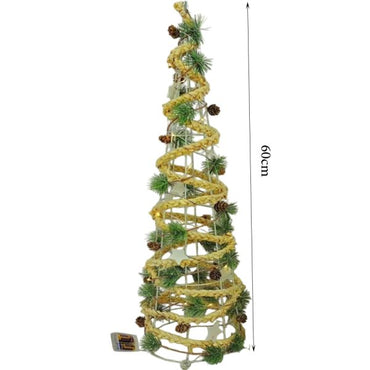 60cm Cone LED Tabletop Christmas Tree