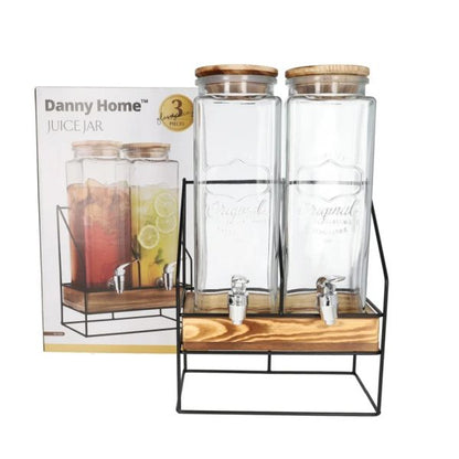 Beverage Jars with Tap & 2 Bases 2340ml