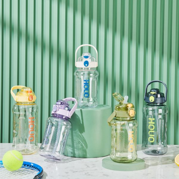 880ML Kids School Water Bottle With Mobile Holder