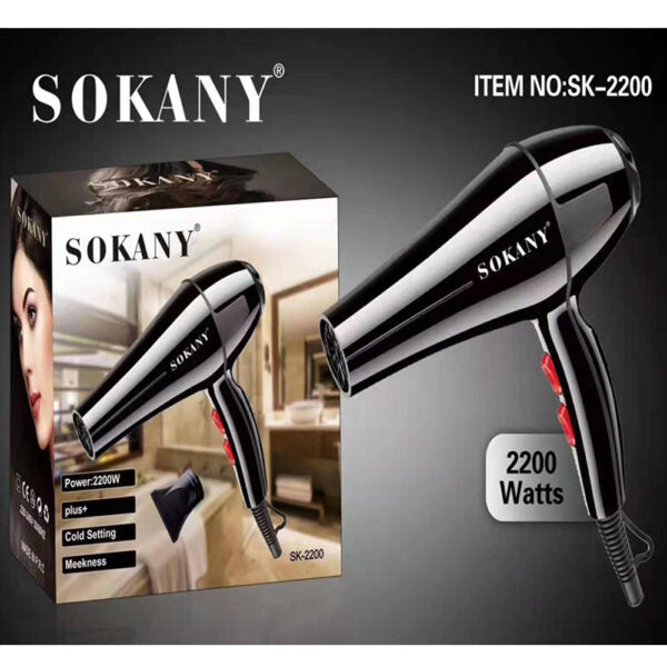 SOKANY Hair Dryer 2200 Watts