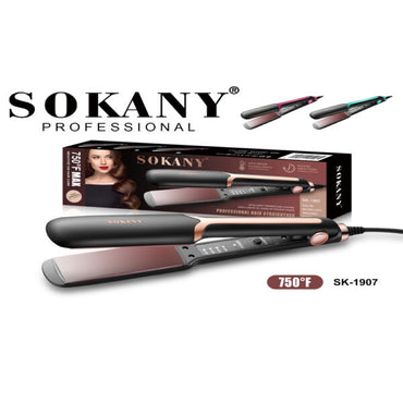 SOKANY Professional Hair Straightener SK-1907 (Random Color)