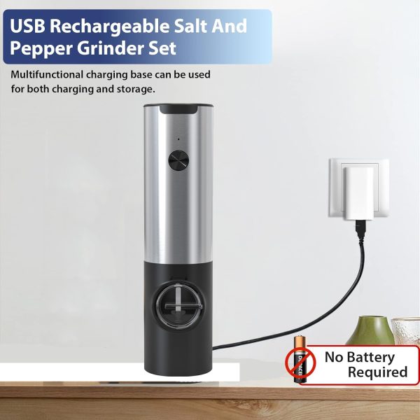 Rechargeable Salt and Pepper Grinder