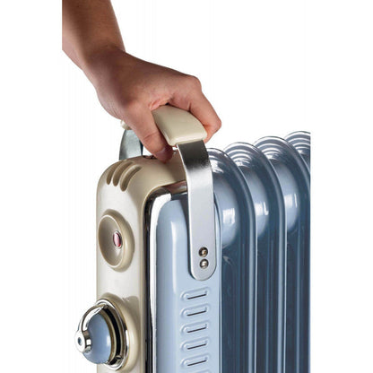 Vintage Oil Radiator 7fins 1500W BLUE