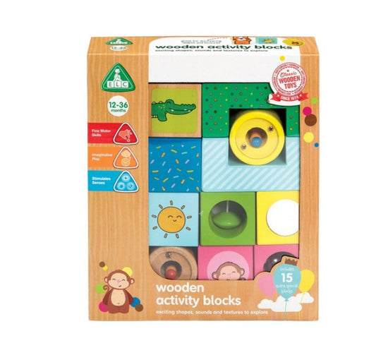 Elc Wooden Activity Blocks