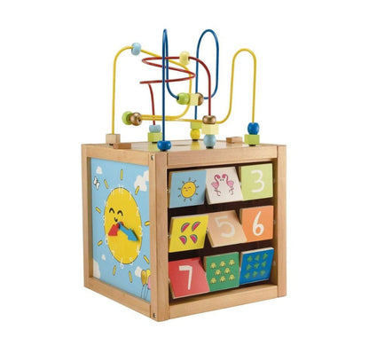 Elc Wooden Activity Cube