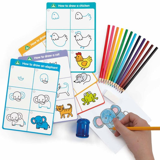 Elc Learn To Draw Animals Set