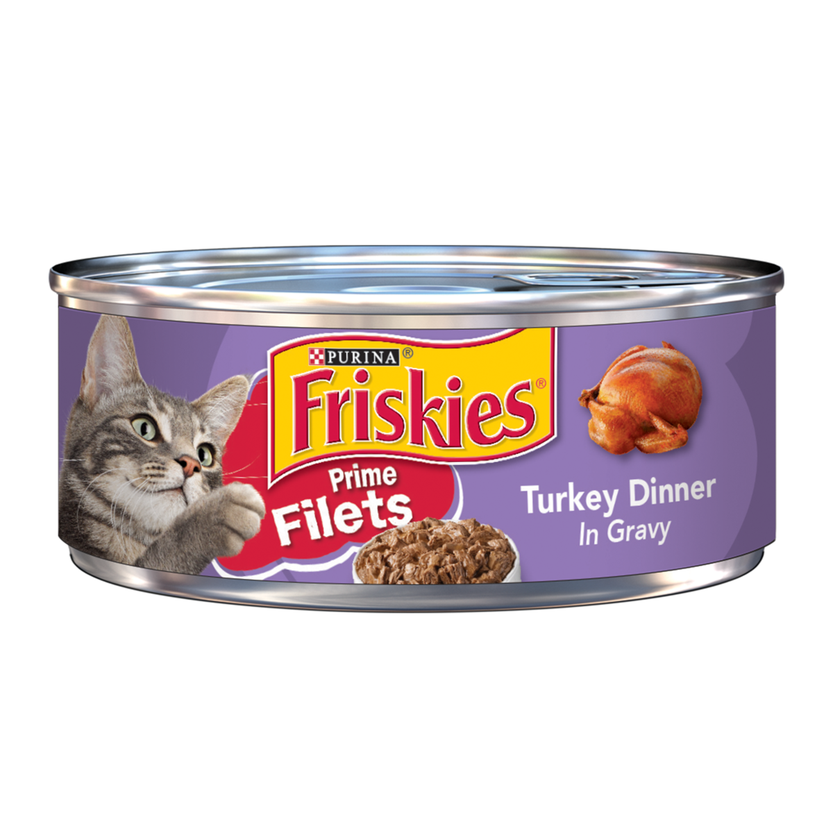 Friskies Prime Fillets Turkey Dinner / 156g