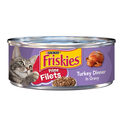 Friskies Prime Fillets Turkey Dinner / 156g