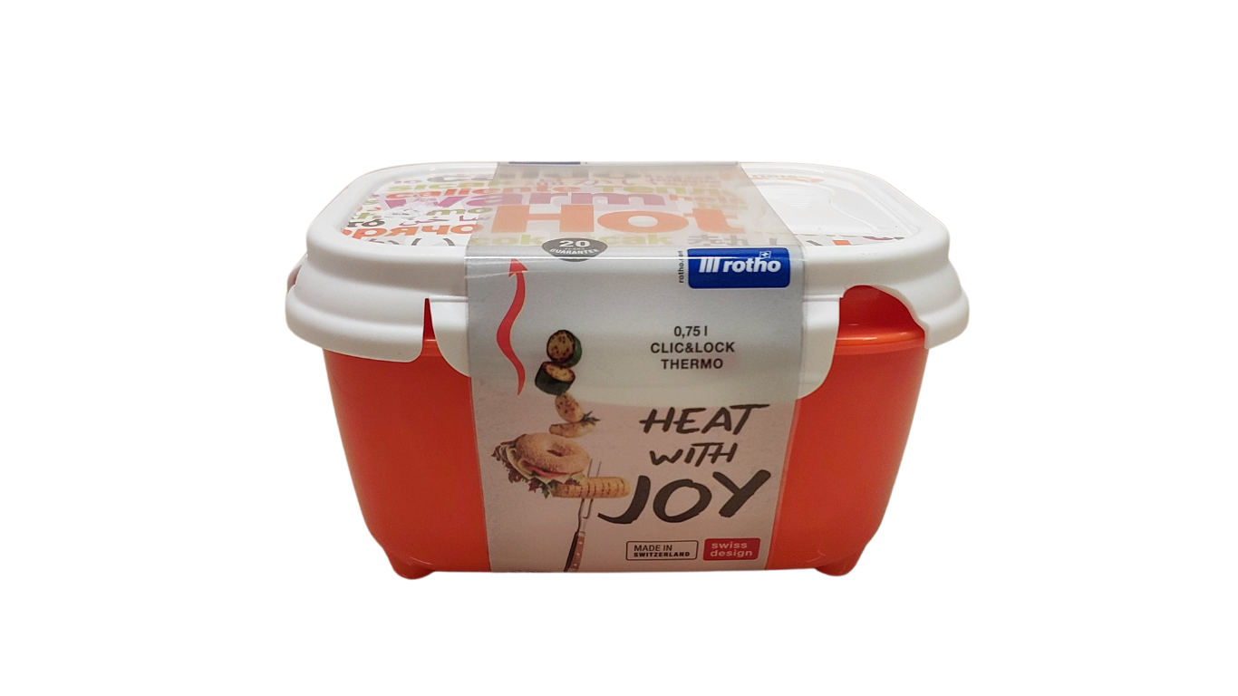Rotho – Microwave Container Click & Lock – 0.75L