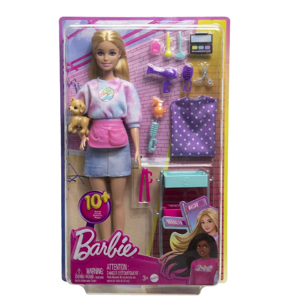 Mattel Barbie Doll Malibu Stylist Playset