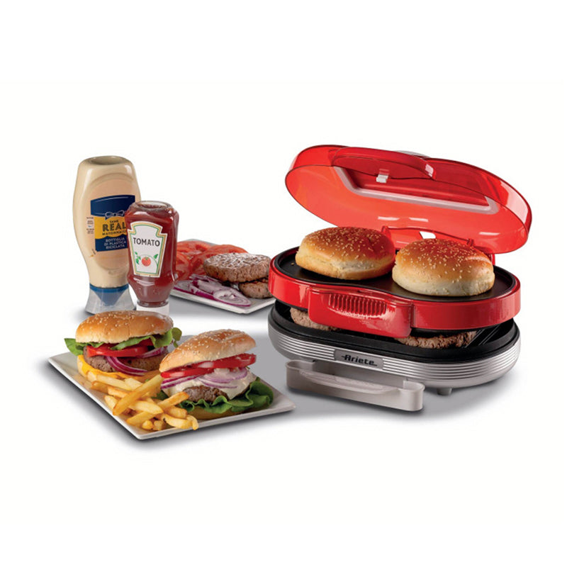 Ariete 205/00 Hamburger Maker Red , 1200W