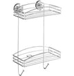 Wenko Vacuum-Loc 2-Tier wall rack fixing without drilling