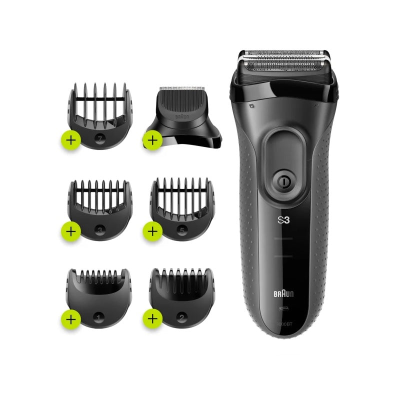 Braun 3000BT BTH MN BLACK/GREY MALE SHAVER