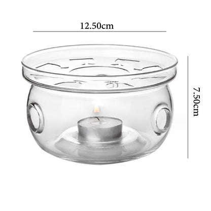 Glass Candles Warmer with Stainless Steel Trivet
