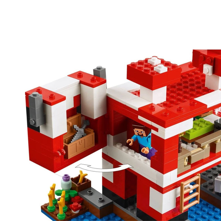 Lego Minecraft The Mooshroom House (21270)