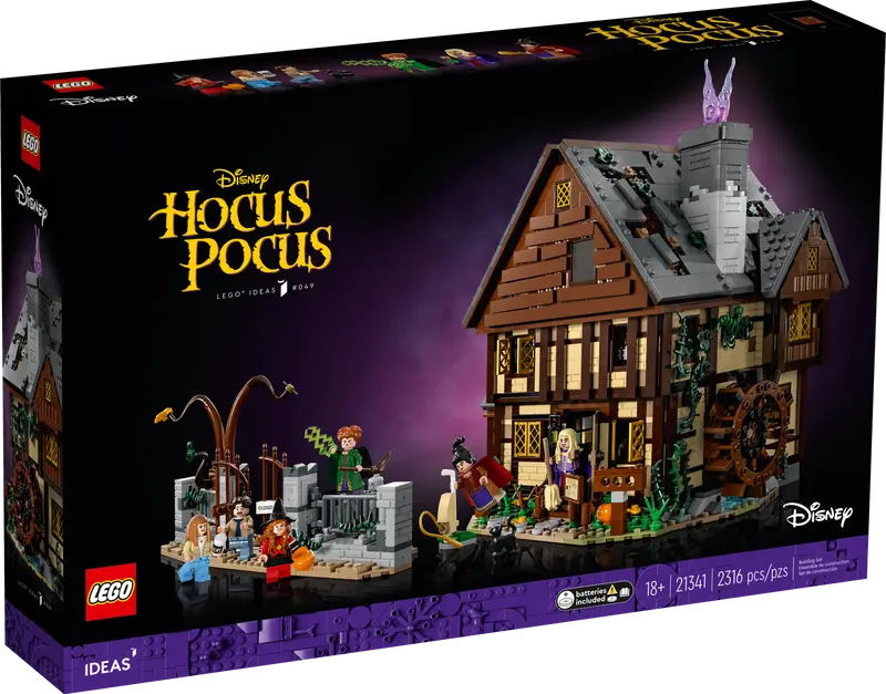 Lego Disney Hocus Pocus: The Sanderson Sisters' Cottage (21341)