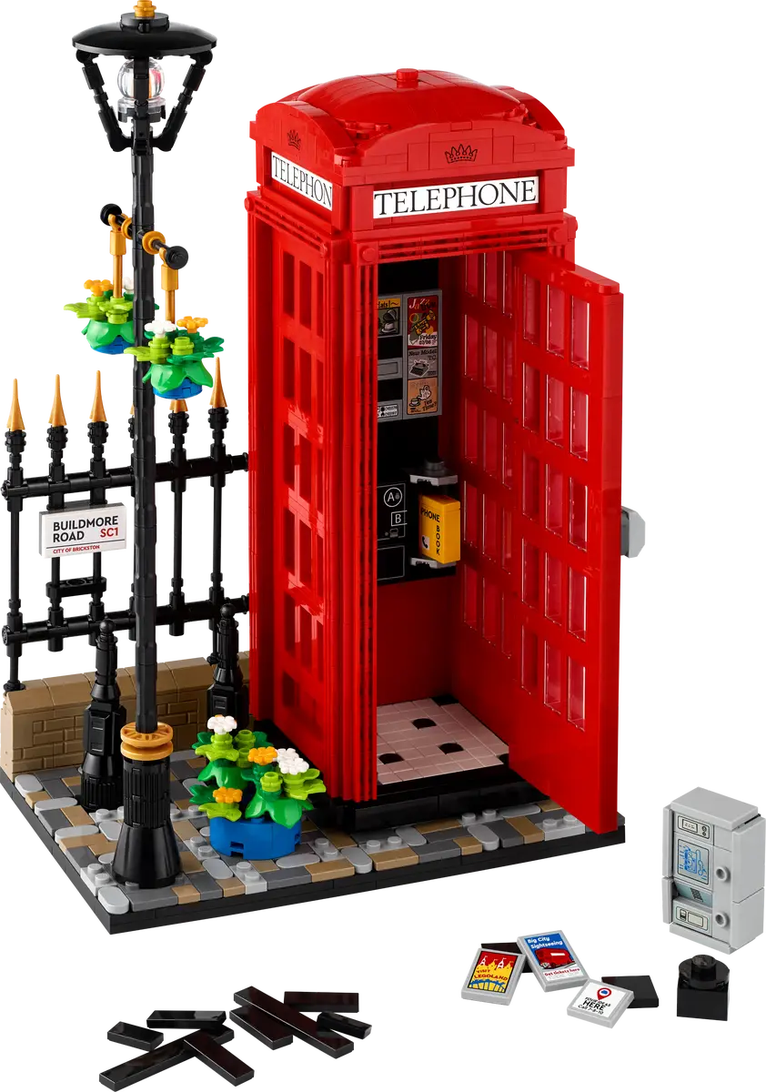 Lego Red London Telephone Box (21347)