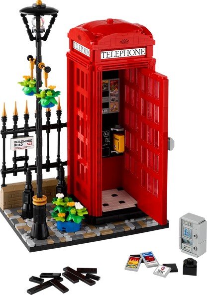 Lego Red London Telephone Box (21347)