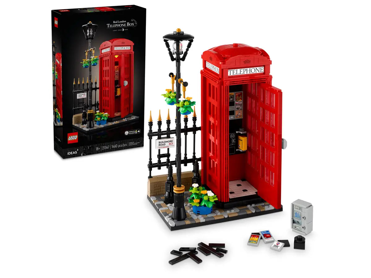 Lego Red London Telephone Box (21347)